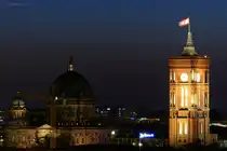 Berlin, Dom und rotes Rathaus, 21.04.2015.
