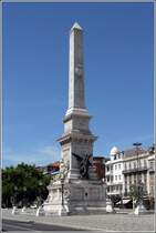 Lissabon. Obelisk auf dem Praca dos Restauradores. 11.05.2015