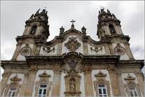 Lamego. Die Wallfahrtskapelle Nossa Senhora de Remdios wurde 1761 im Rokoko-Stil erbaut. 07.05.2015