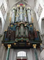 Breda, Orgel in der Liebfrauenkirche, erbaut 1534, 1938 restauriert von der Firma 
Flentrop (01.05.2015)