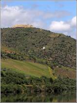 Spektakulr liegt das moderne Museum von Vila Nova de Foz Ca auf einer Bergkuppe oberhalb des Douro. 06.05.2015