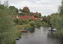 Havelberg, der n�rdlichste Ort der BUGA 2015 und als einziger in Sachsen-Anhalt gelegen, zeigte sich am 02.06.2015 etwas bew�lkt. Leider war auch mehrere Wochen nach Er�ffnung der Bundesgartenschau das vielleicht interessanteste Bauwerk dieser Veranstaltung, das Haus der Fl�sse, noch nicht fertig.