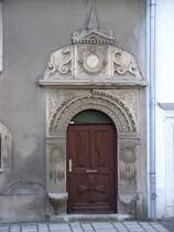 Laucha an der Unstrut, historisches Portal in der Oberen Hauptstrae