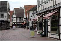 Quakenbrck. Blick durch die Lange Strae. 22.05.2015