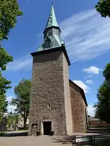 Falk�ping, St. Olaf Kirche, erbaut im 12. Jahrhundert (14.06.2015)