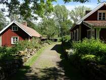 Falkping, Huser aus dem 18. Jahrhundert im Freilichtmuseum sle T (14.06.2015)