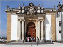 Coimbra. Die Biblioteca Joanina der Universitt wurde 1717 bis 1728 errichtet. 09.05.2015