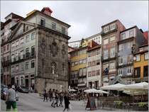 Porto. Der Praca da Ribeira in der Altstadt. 08.05.2015