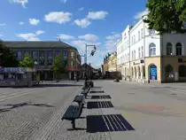 Mariestad, H�user am Stor Torget Platz (16.06.2015)