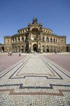 Semperoper in Dresden. Aufnahmedatum: 8. Juni 2014.