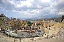 Taormina auf Sizilien. Aufnahmedatum: 30. Juni 2013.