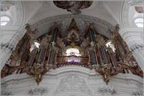 Weingarten. Die Hauptorgel der Basilika St. Martin. 08.07.2015