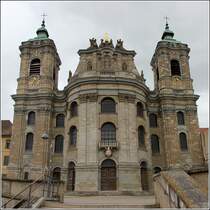 Weingarten. Die Basilika St. Martin ist die grte Barockkirche nrdlich der Alpen. Mit ihrem Bau wurde 1715 begonnen. 08.07.2015