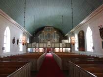 Motala, Orgelempore der Kirche (16.06.2015)