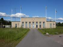 Motala, Rundradiomuseum, frhere Hauptstation des schwed. Rundfunknetzes, heute Museum ber den schwed. Rundfunks und die Entwicklung der Radiotechnik (16.06.2015)