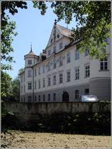 Bad Waldsee. Das Wasserschloss Waldsee geht auf das 16. Jahrhundert zurck. 05.07.2015