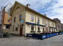 Trollhttan, Huser in der Strandgatan Strae (19.06.2015)