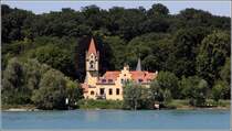 Konstanz. Schloss Seeheim wurde Ende des 19. Jahrhunderts im Stil der Neorenaissance errichtet. 10.07.2015