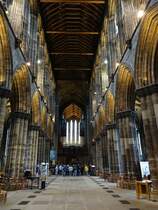 Glasgow, Mittelschiff der St. Mungo Kathedrale (04.07.2015)