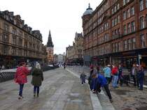 Glasgow, Uhrturm am Trongate Platz (04.07.2015)