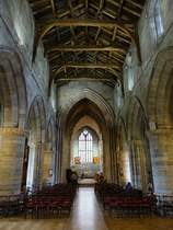 Stirling, Mittelschiff der Church of the Holy Rude (04.07.2015)