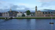 Inverness, Huntly Street am Fluss Ness (06.07.2015)