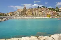 Menton (C�te d'Azur). Aufnahmedatum: 26. Juli 2015.
