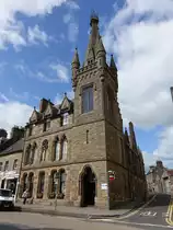 Cupar, Stadtbibliothek mit 200 Jahre altem Turm (09.07.2015)