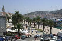 Die Promenade von Trogir - Aufnahmedatum: 17. Juli 2009.
