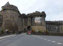Fougeres, Porte Notre Dame der Festung (12.07.2015)
