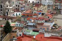 Neapel von Castel Sant'Elmo aus gesehen - Aufnahmedatum: 26. Juli 2011.