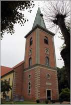 Harpstedt. Die barocke Christuskirche wurde 1753 geweiht. 27.08.2015