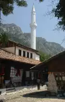 In der Altstadt von Kruj�. Aufnahme: 8. Juli 2012.