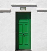 Haustr in Playa Blanca - Lanzarote. Aufnahme: April 2011.