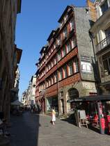 Rennes, Huser in der Rue St. Georges (16.07.2015)