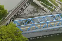 Aussicht vom Gasometer in Oberhausen. Aufnahme: Mai 2007.