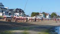 Sandstrand und Promenade in Niendorf an der Ostsee (September 2012)