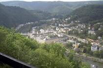 Bad Ems von der Jugendherberge aus gesehen. Aufnahme: Juli 2005.