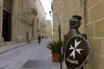 In den Gassen von Mdina. Aufnahme: Oktober 2005.