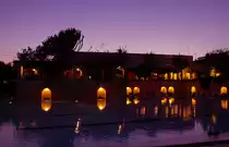 Abendstimmung im Mellieha Holdiay Centre. Aufnahme: Oktober 2006.