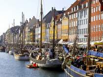 Nyhavn in Kopenhagen - Aufnahmedatum: 6. Mai 2006.