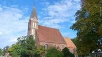 Sankt-Johannes-Kirche in Zirkow/Mnchgut auf Rgen (September 2012)