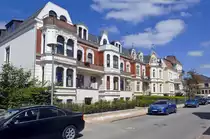 Moltkestrae in Flensburg. Aufnahme: Juni 2013.