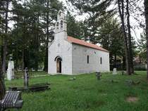 Cetinje, Vlaska Kirche, erbaut 1450 (20.09.2015)