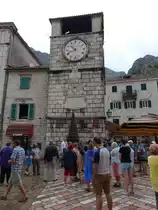 Kotor, Uhrturm im Renaissance-Stil (1602) beim Hauptplatz der Altstadt (20.09.2015)