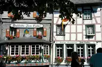 Gastst�tte zum Haller in Monschau. Aufnahme: August 2007.