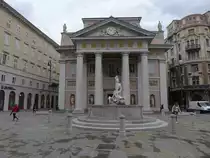 Triest, B�rse am Piazza della Borsa (24.09.2015)