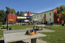 Die Jugendherberge in Trier. Aufnahme: Juli 2007.