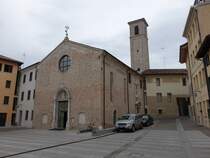 Pordenone, Kirche Santa Maria degli Angeli an der Piazza del Cristo, erbaut im 16. Jahrhundert (24.09.2015)