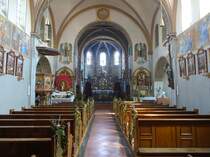 Snzhausen, Innenraum der Pfarrkirche St. Georg (19.04.2015)